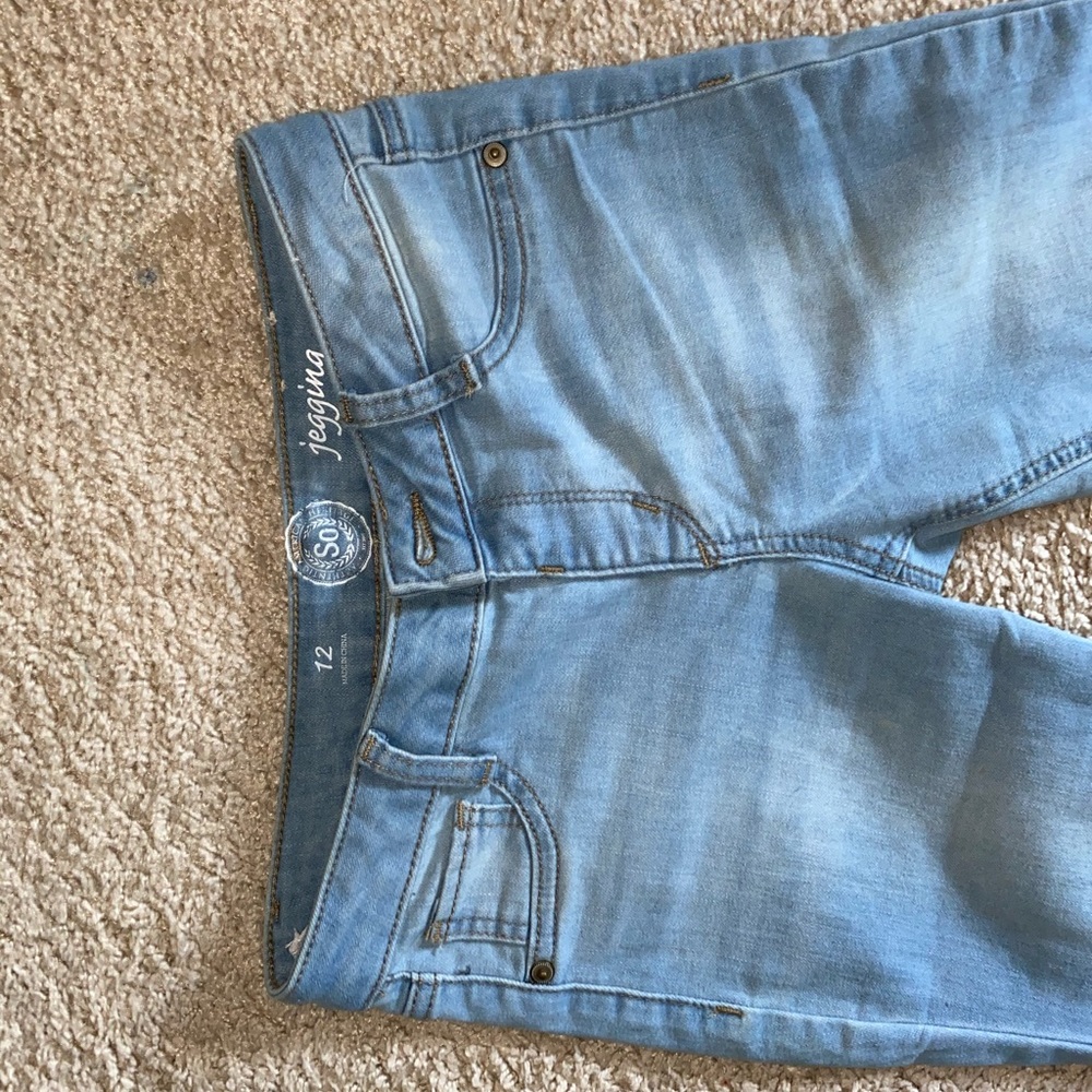 Light blue jeans